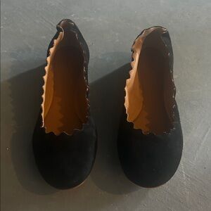 Chloe Black Suede Flats (Retails for $550)